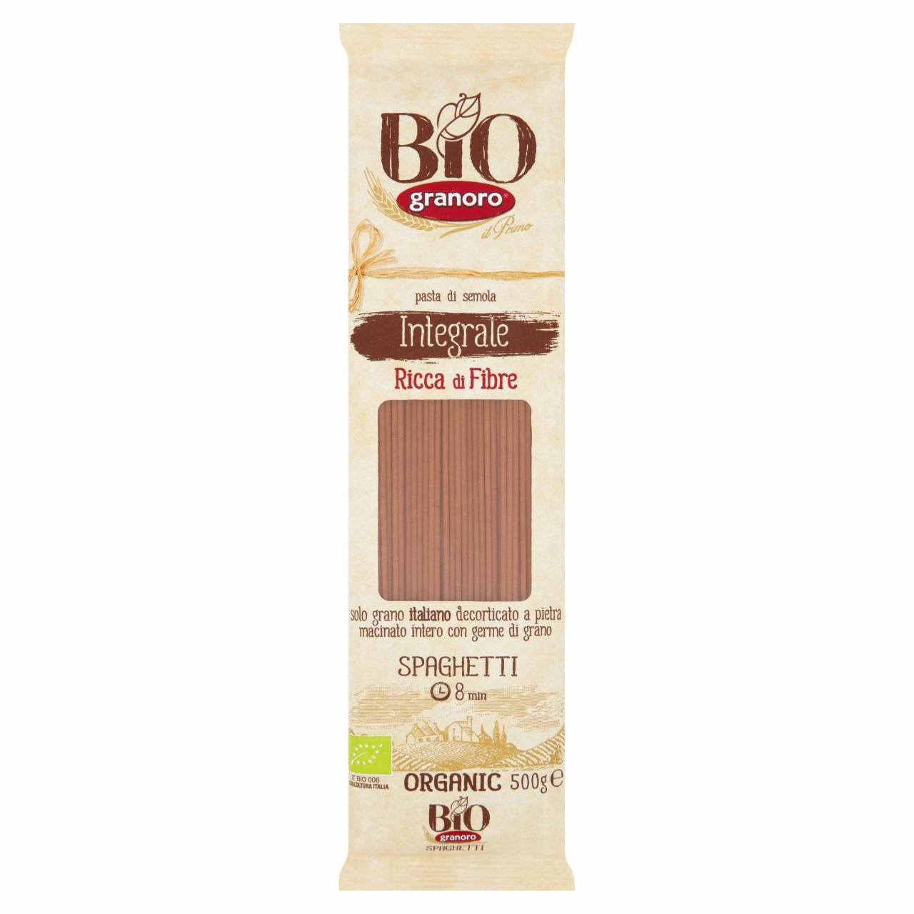 Zdjęcia - Granoro Bio Makaron pełnoziarnisty spaghetti 500 g