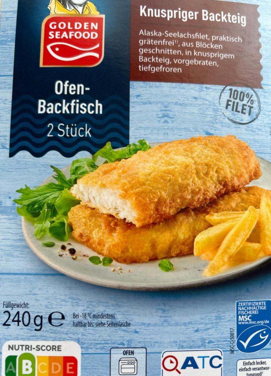 Zdjęcia - Ofen- backfisch knuspriger backteig Golden Seafood