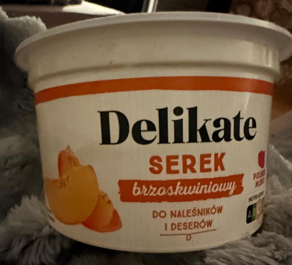 Zdjęcia - Serek brzoskwiniowy Delikate