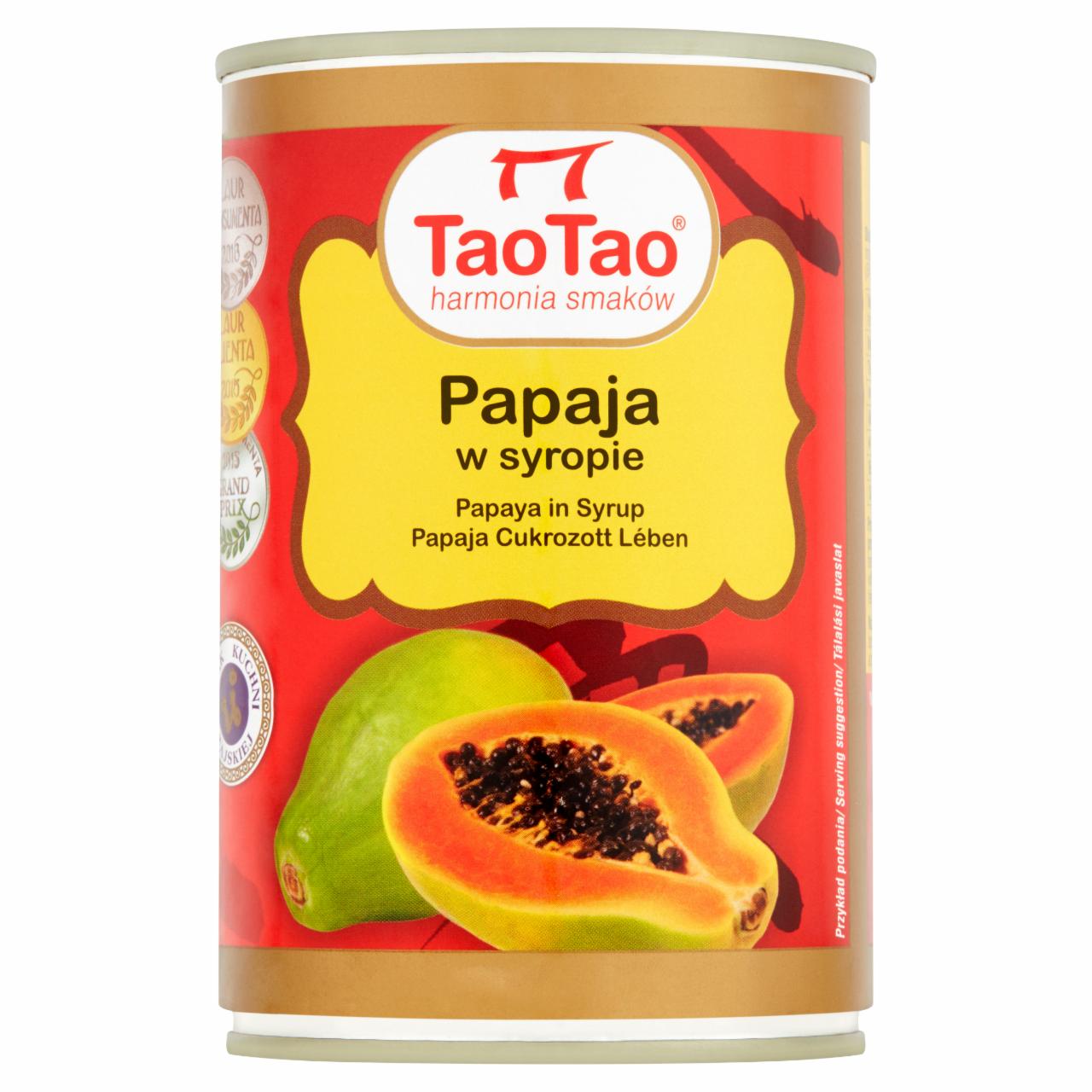 Zdjęcia - Tao Tao Papaja w syropie 425 g