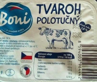 Zdjęcia - Twaróg półtłusty 3,8% Boni