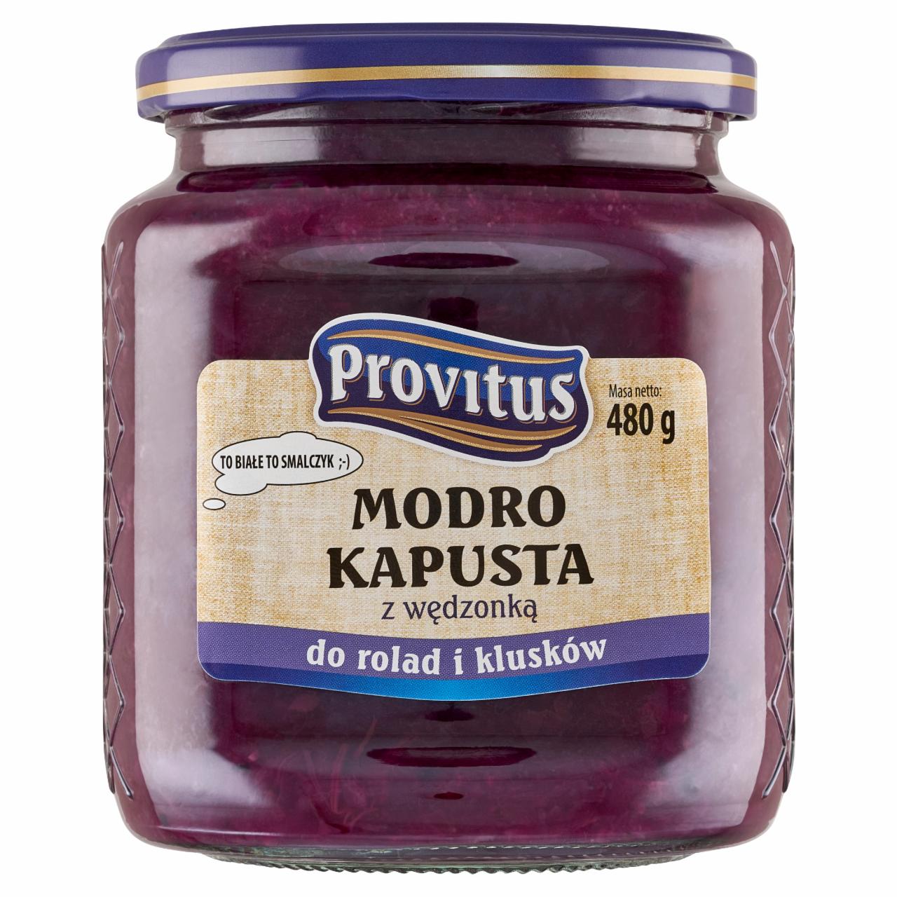 Zdjęcia - Provitus Modro kapusta z wędzonką 480 g