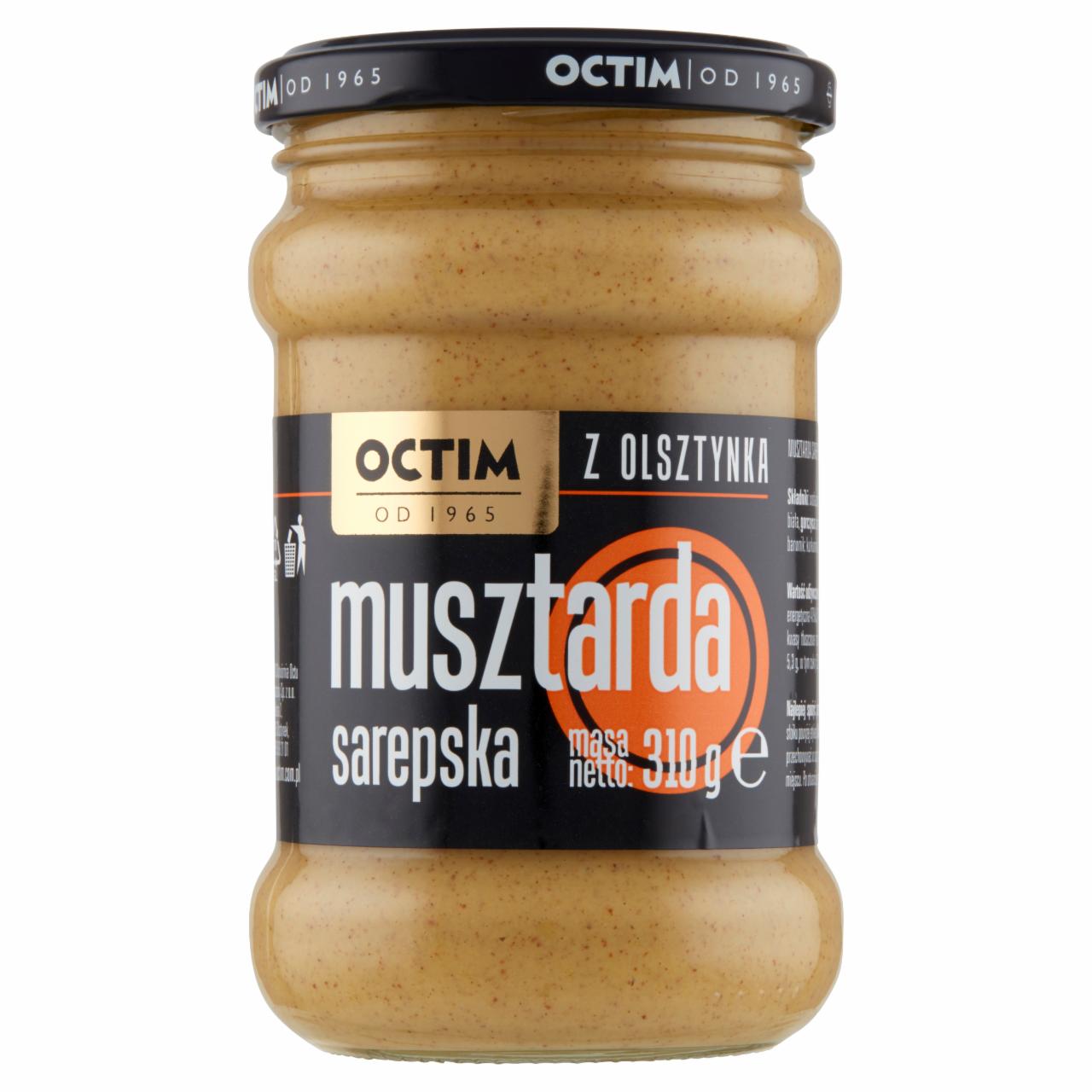 Zdjęcia - Octim Musztarda sarepska 310 g