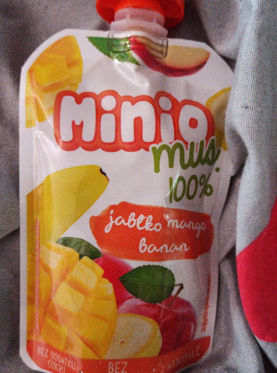 Zdjęcia - Mus jabłko mango banan minio