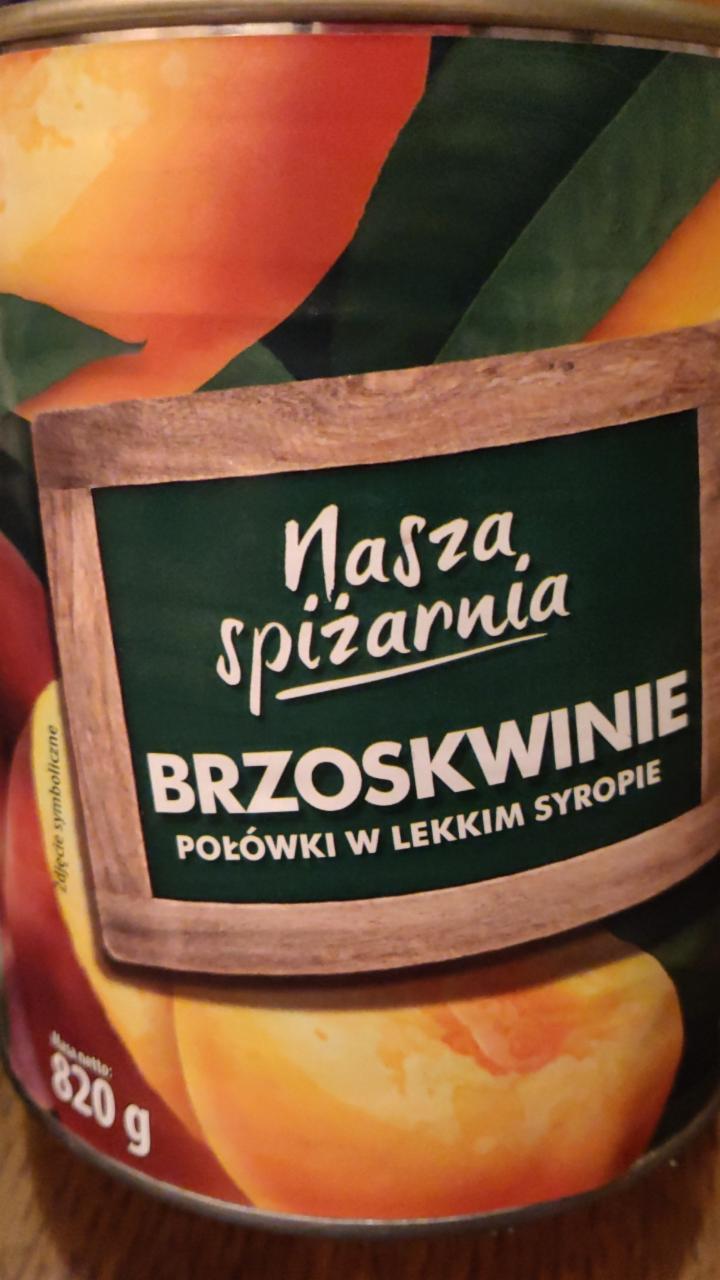 Zdjęcia - Brzoskwinie połówki w lekkim sosie Nasza Spiżarnia