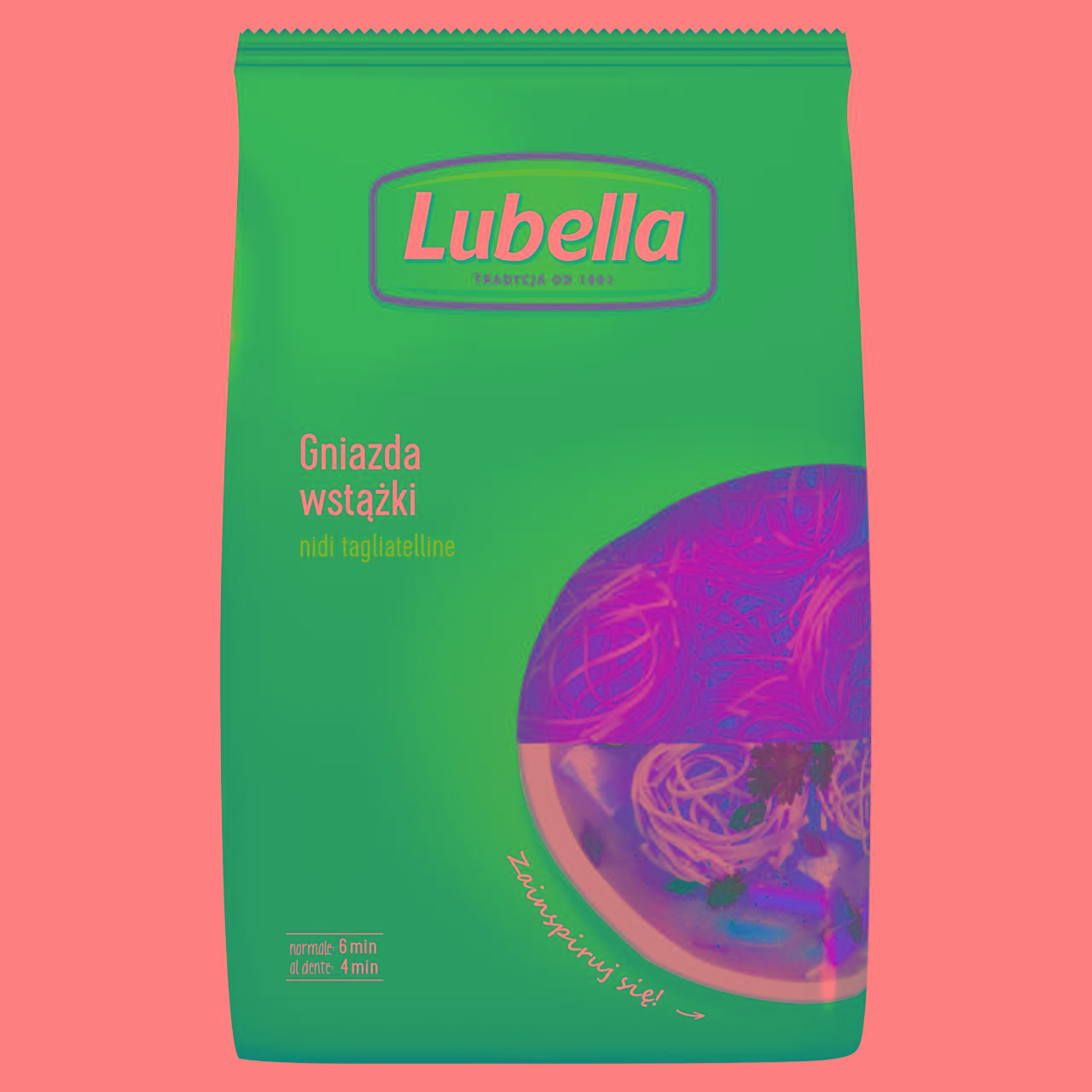 Zdjęcia - Makaron gniazda wstążki 400 g Lubella