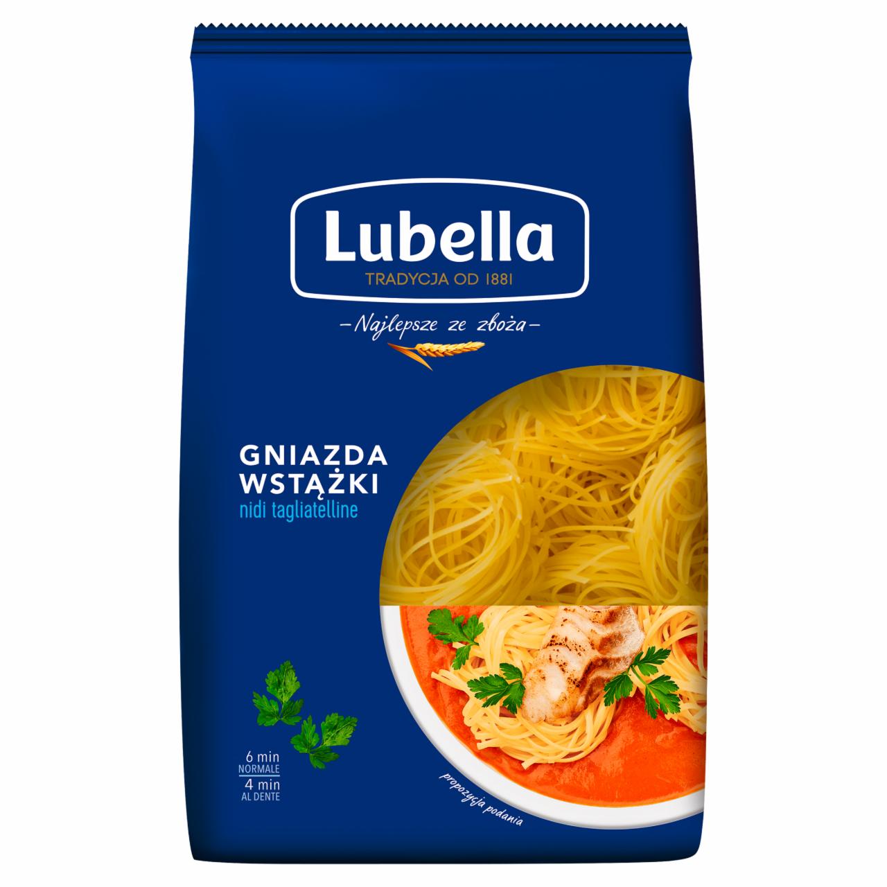 Zdjęcia - Makaron gniazda wstążki 400 g Lubella