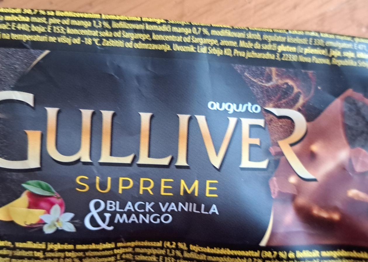 Zdjęcia - Supreme black vanilla & mango Augusto Gulliver