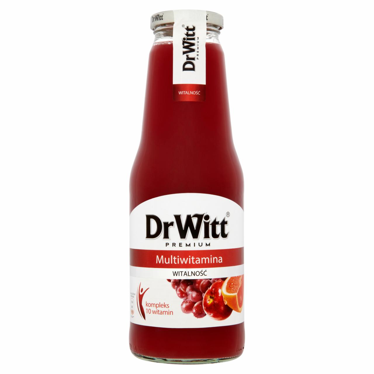 Zdjęcia - Dr Witt Premium Witalność Multiwitamina czerwona Napój 1 l