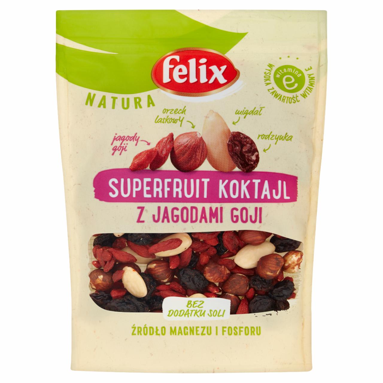 Zdjęcia - Felix Natura Mieszanka superfruit koktajl z jagodami goji 150 g