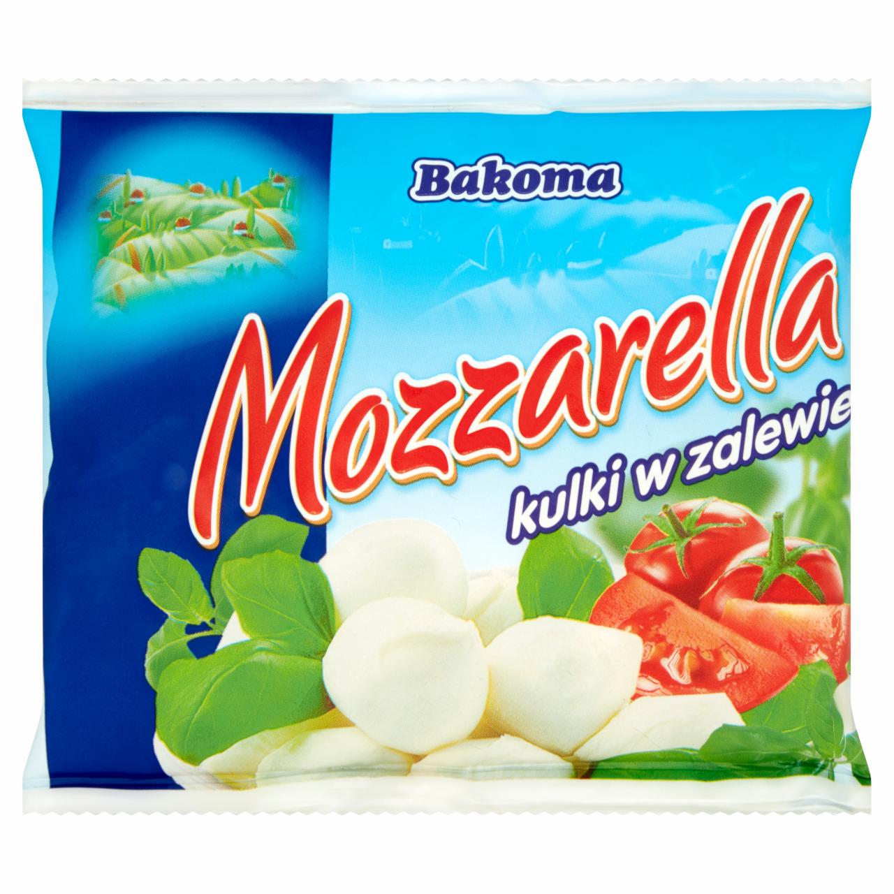 Zdjęcia - Bakoma Ser Mozzarella kulki w zalewie 230 g