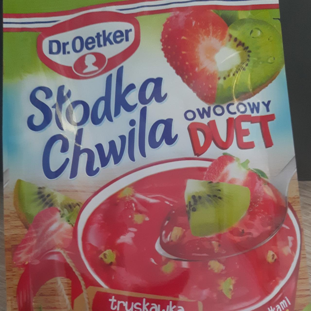 Zdjęcia - Słodka Chwila Owocowy Duet truskawka & kiwi Dr.Oetker