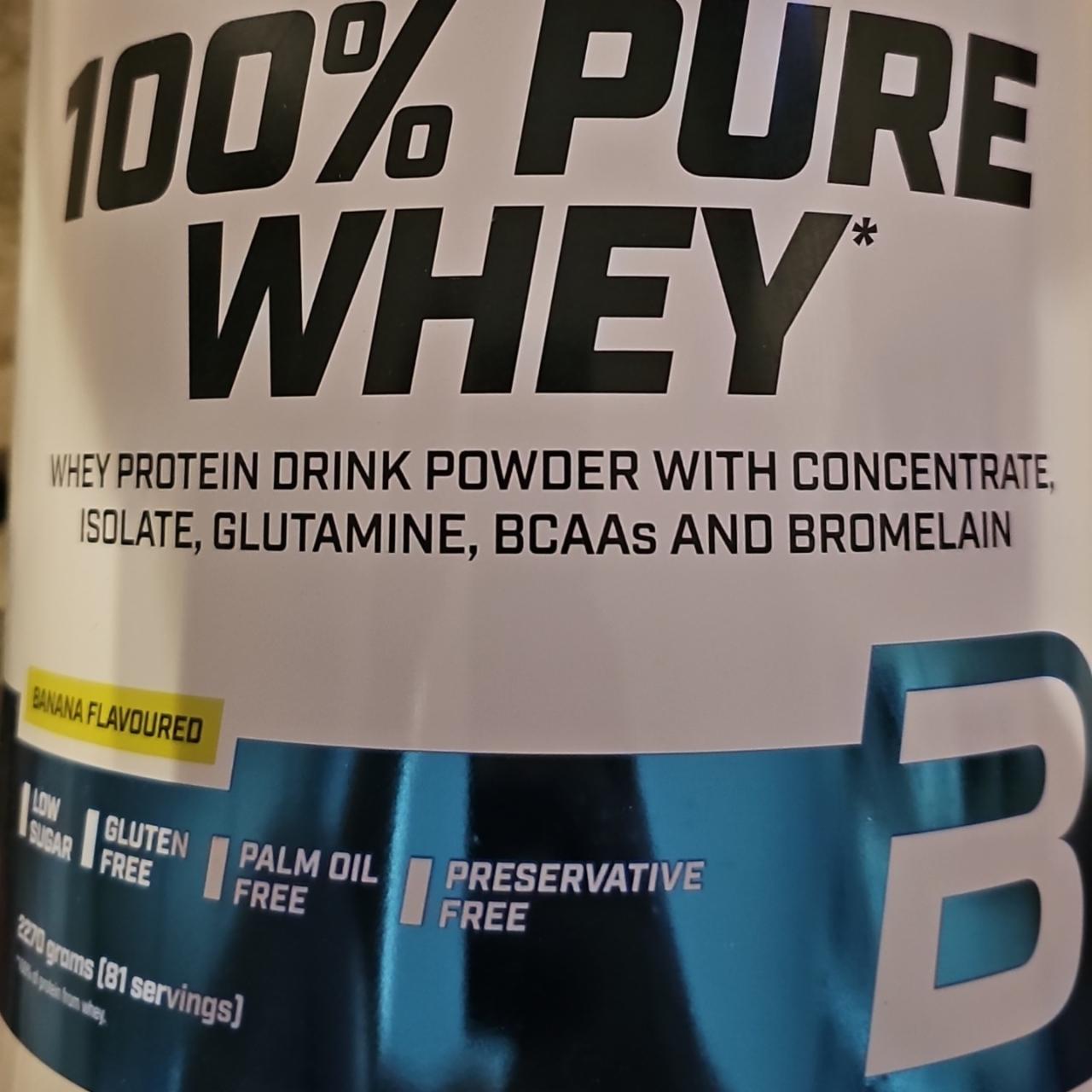 Zdjęcia - 100% pure whey banana flavoured BioTechUSA