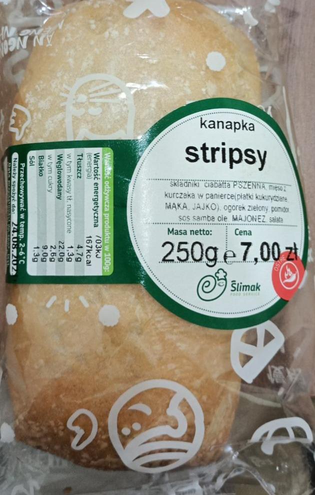 Zdjęcia - Kanapka stripsy Ślimak