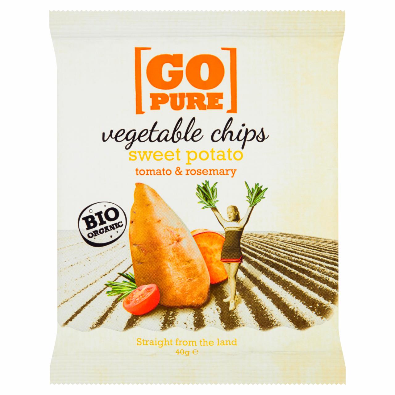 Zdjęcia - Go Pure Chipsy z batatów Bio 40 g