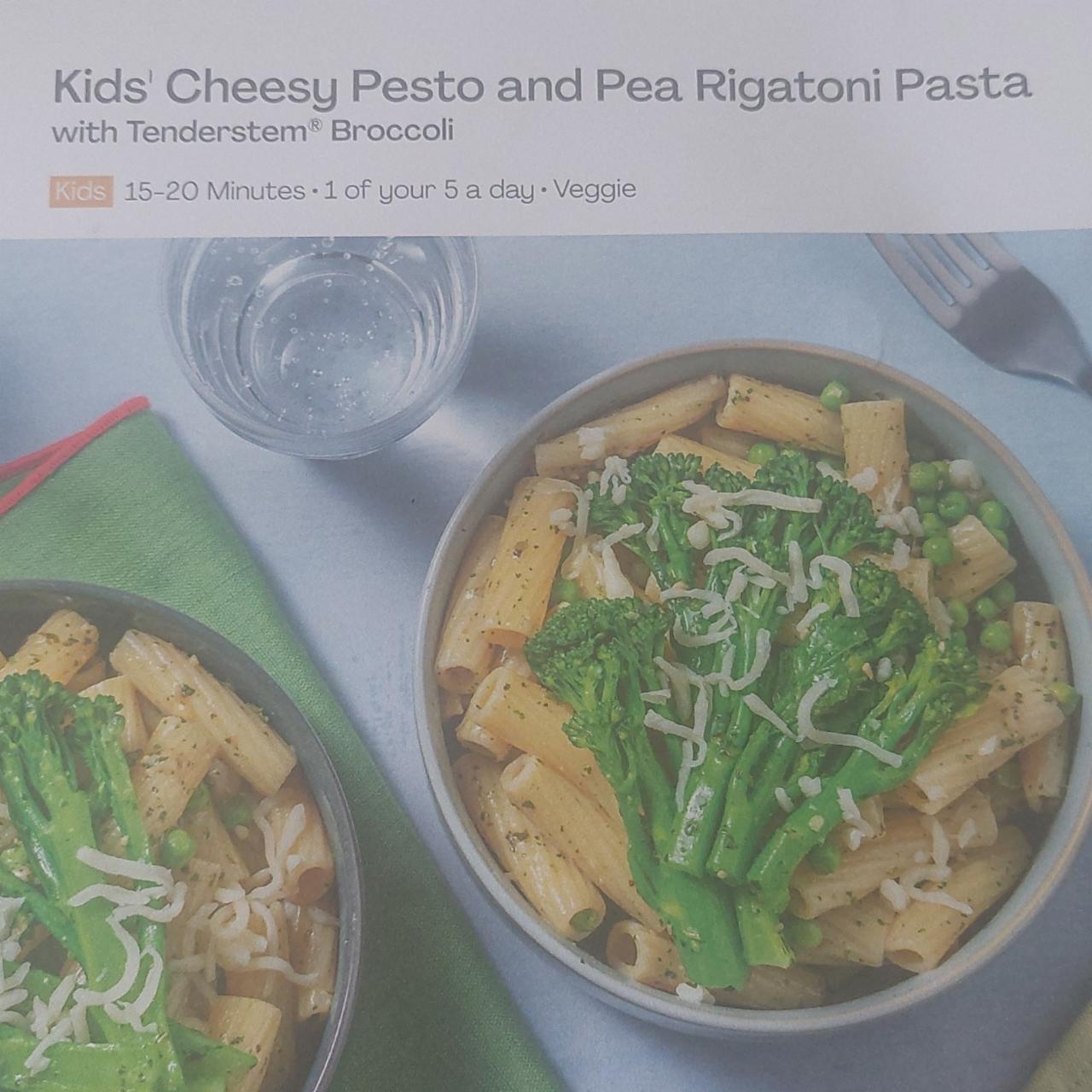 Zdjęcia - Kids cheesy pesto and pea rigatoni pasta Hello Fresh