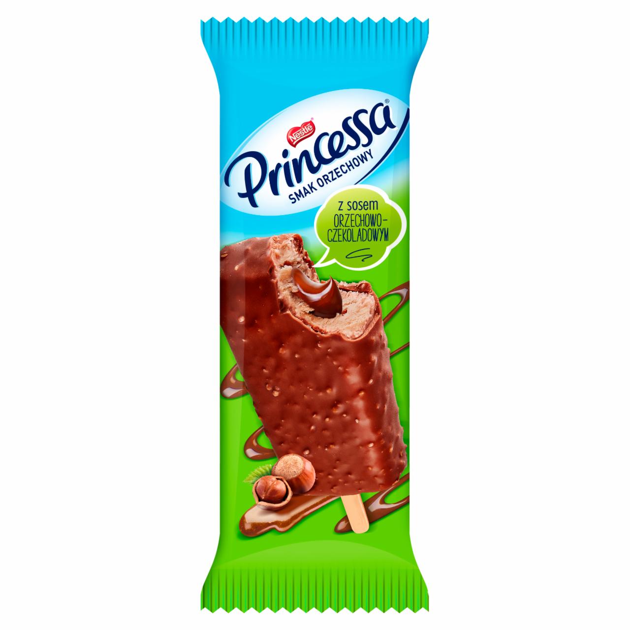 Zdjęcia - Princessa Lody o smaku orzechów laskowych z sosem orzechowo-czekoladowym 95 ml