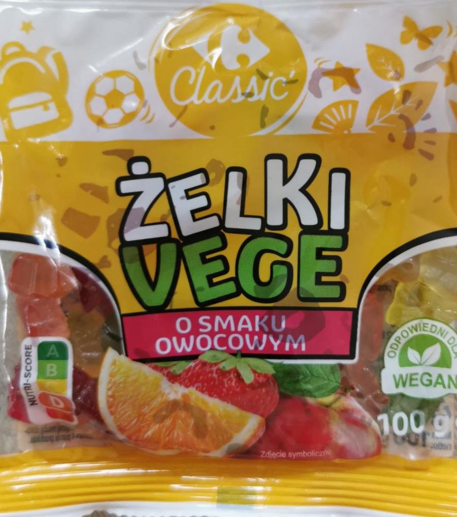 Zdjęcia - Żelki vege o smaku owocowym Carrefour Classic