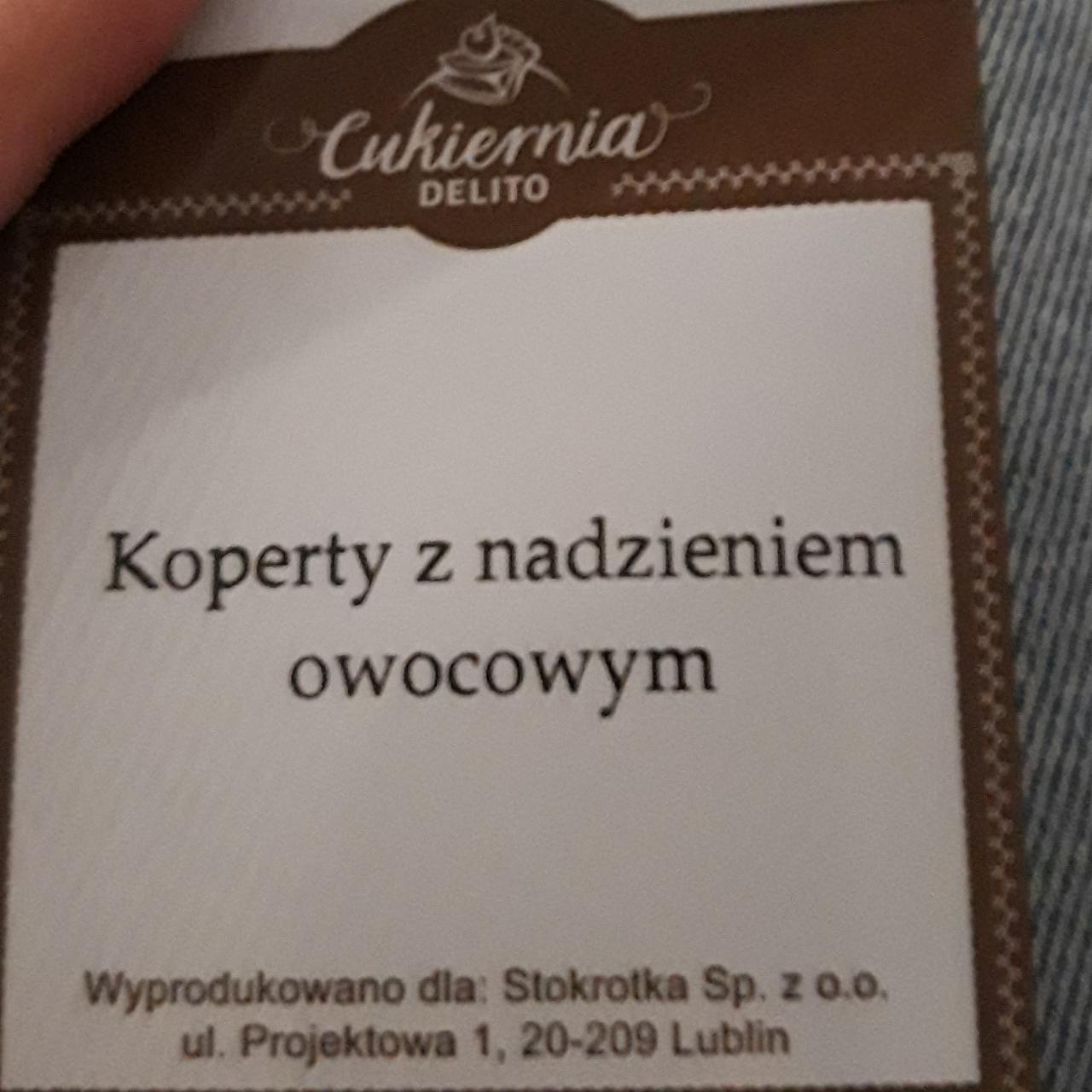 Zdjęcia - koperty z nadzieniem owocowym Cukiernia Delito