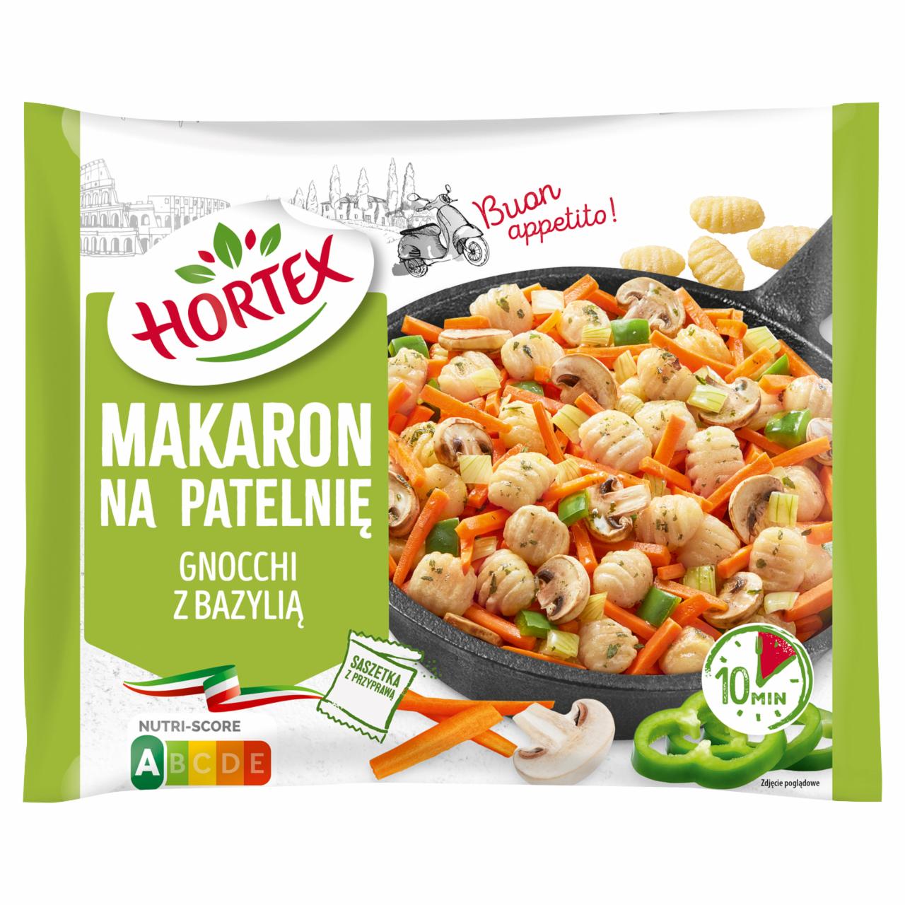 Zdjęcia - Hortex Makaron na patelnię gnocchi z bazylią 450 g