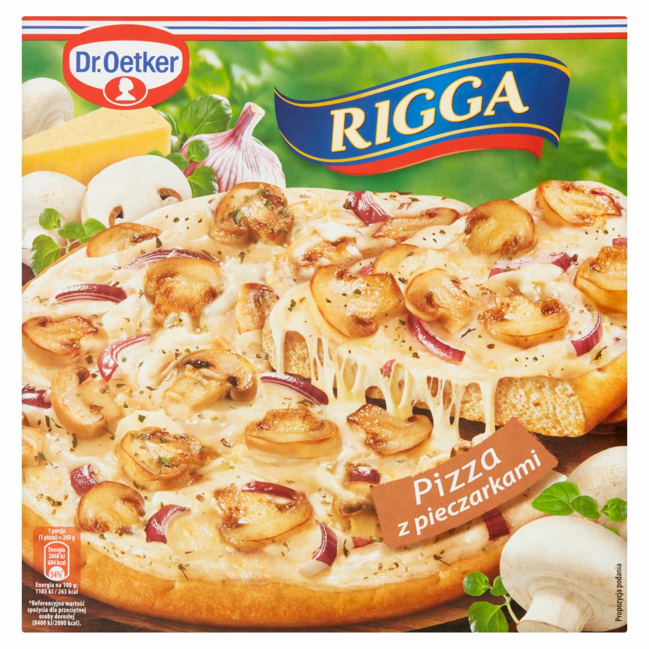 Zdjęcia - Rigga Pizza with Mushrooms Dr. Oetker