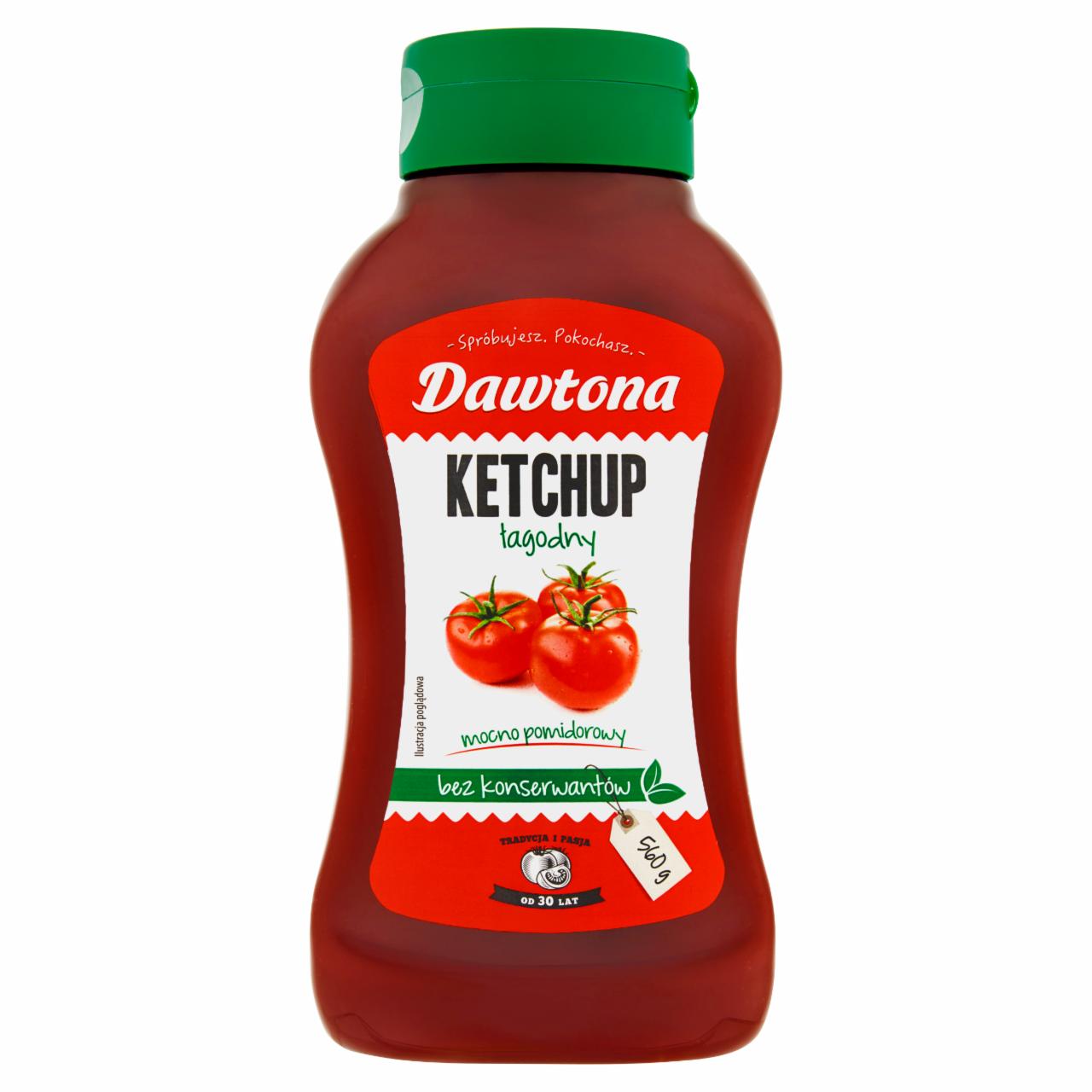 Zdjęcia - Dawtona Ketchup łagodny 560 g