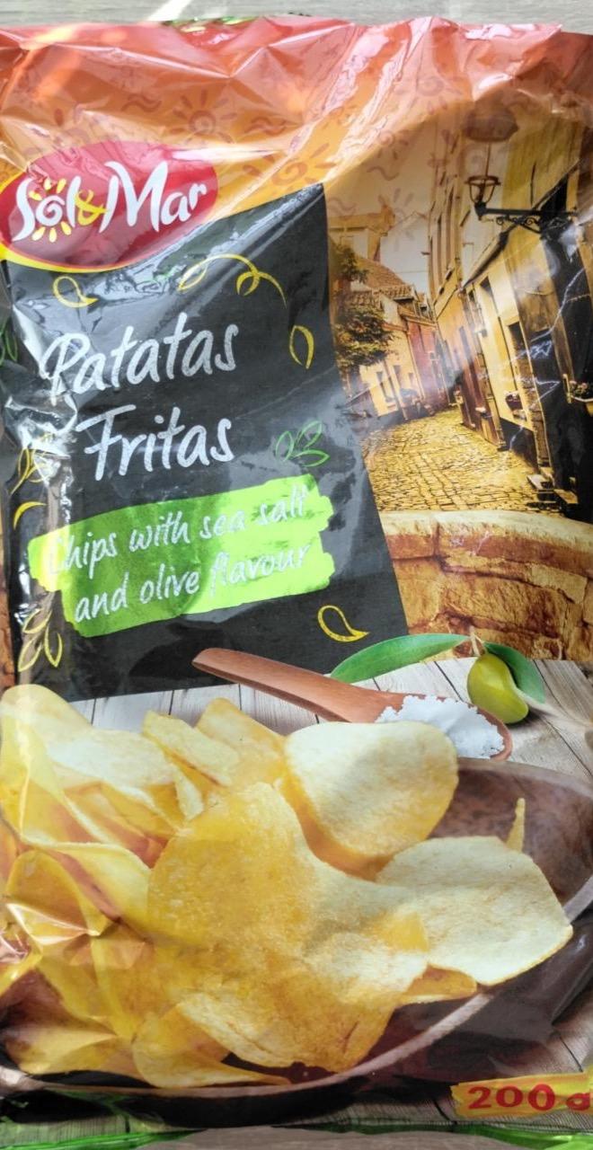 Zdjęcia - Patatas fritas chips with sea salt and olive flavour Sol&Mar