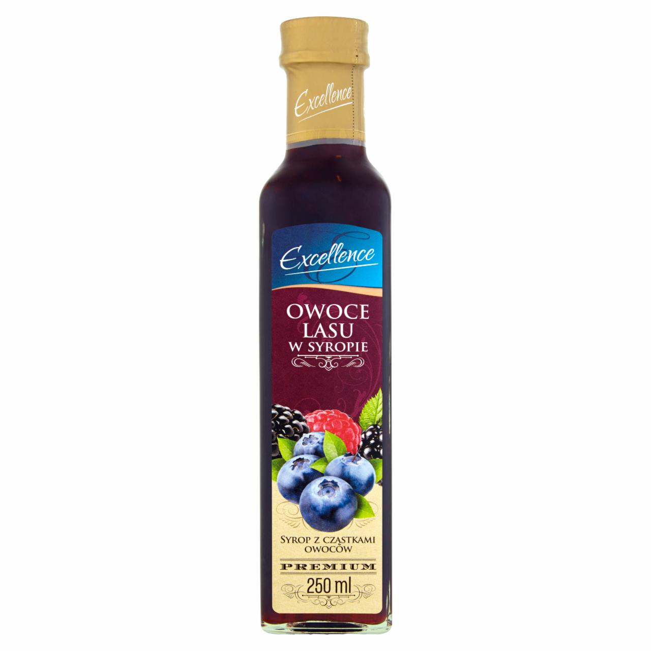 Zdjęcia - Excellence Premium Syrop z cząstkami owoców owoce lasu w syropie 250 ml