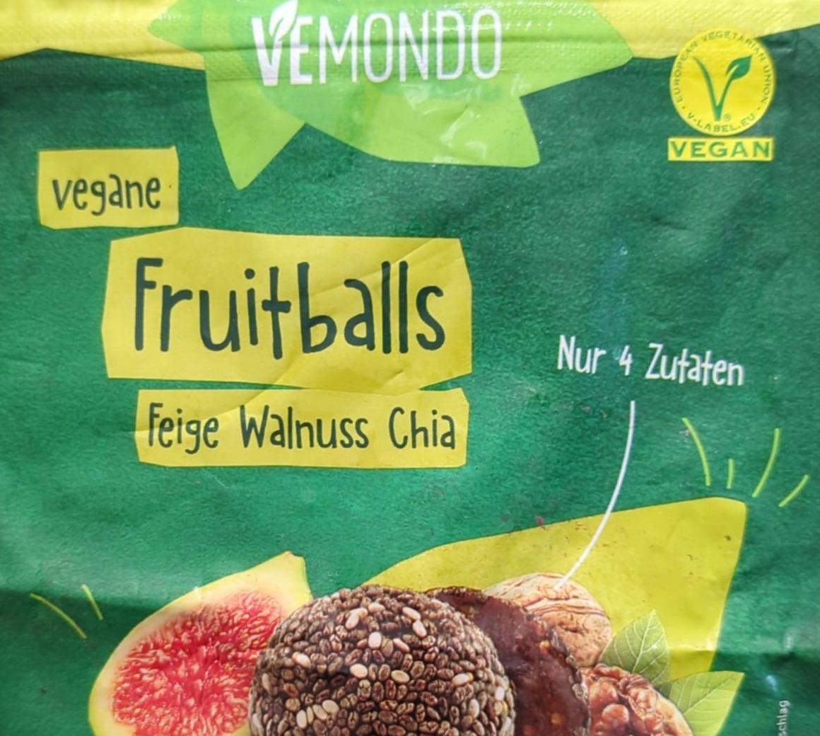 Zdjęcia - Vegane Fruitballs Fig Walnuss Chia Vemondo