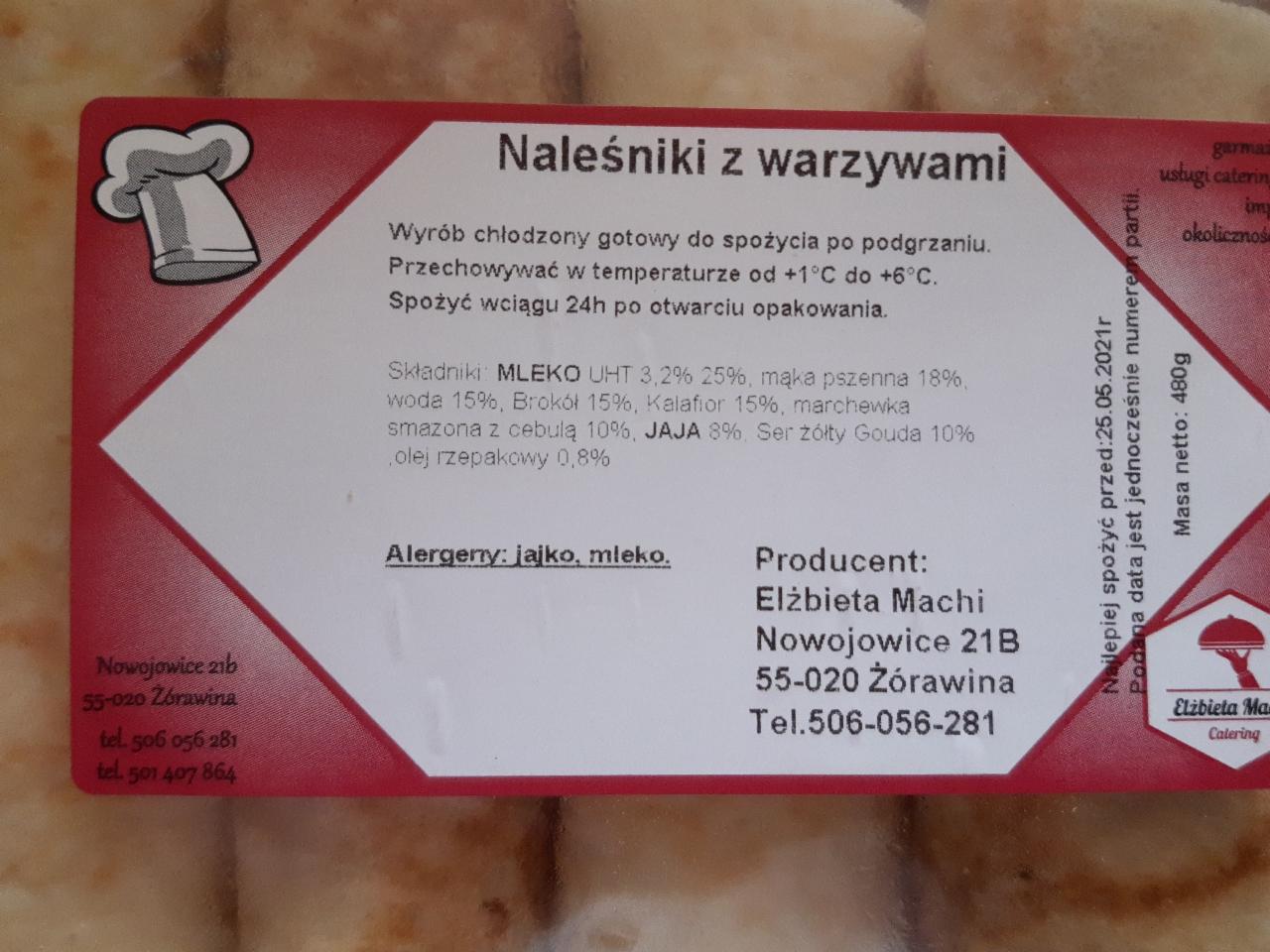 Zdjęcia - naleśniki z warzywami Elżbieta Machi