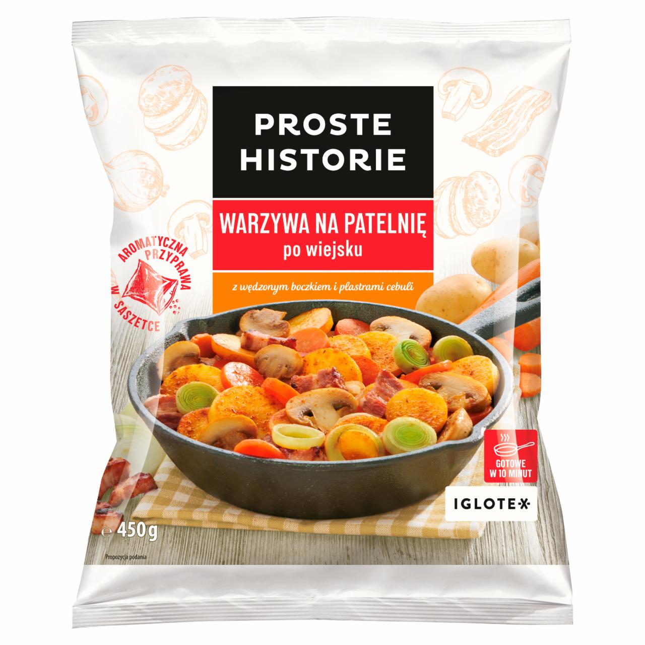 Zdjęcia - Proste Historie Warzywa na patelnię po wiejsku 450 g