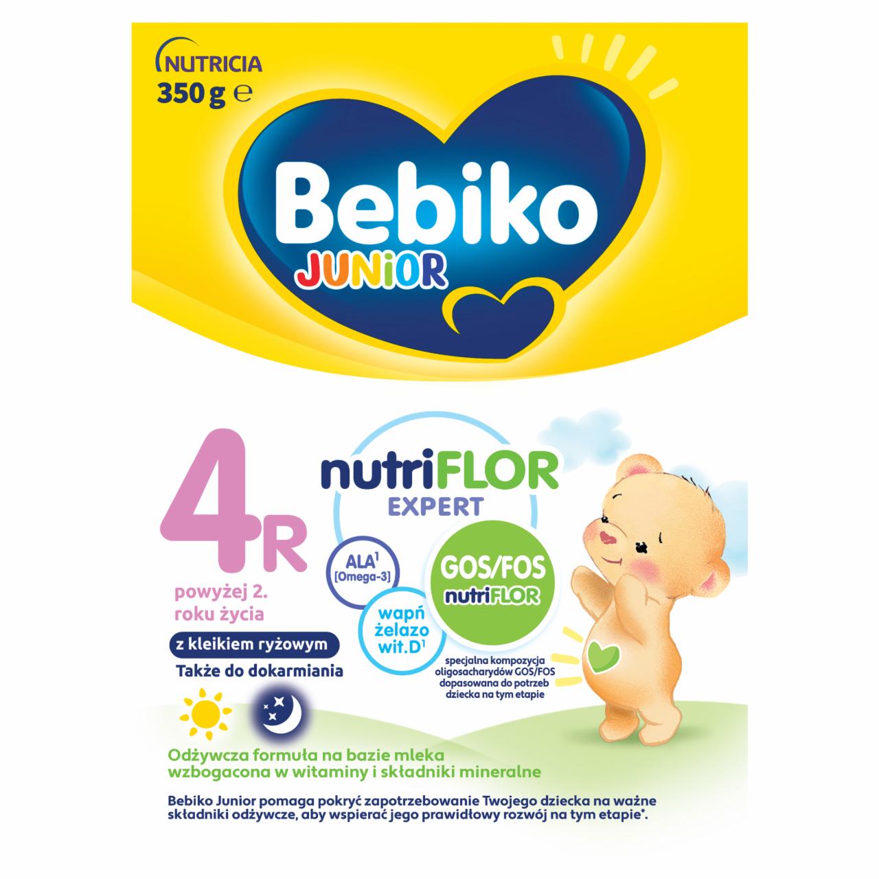 Zdjęcia - Bebiko Junior 4R Odżywcza formuła na bazie mleka dla małych dzieci powyżej 2. roku życia 350 g