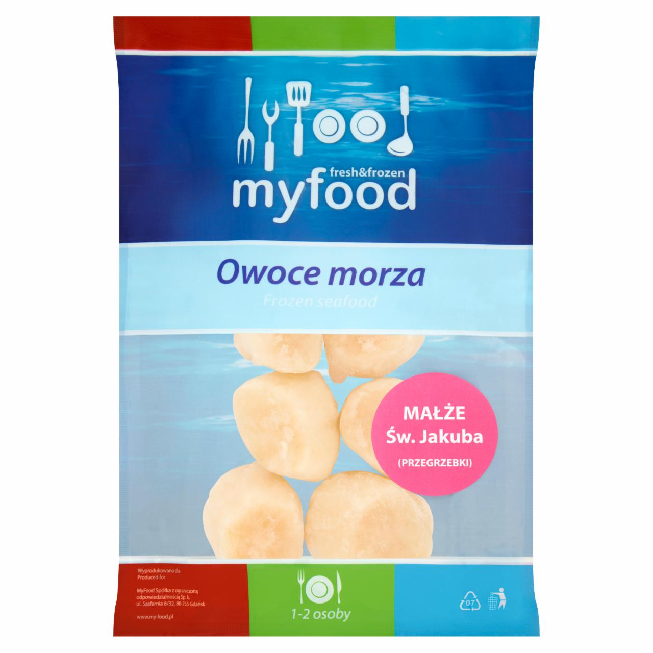 Zdjęcia - MyFood Owoce morza Małże Św. Jakuba Przegrzebki surowe 200 g