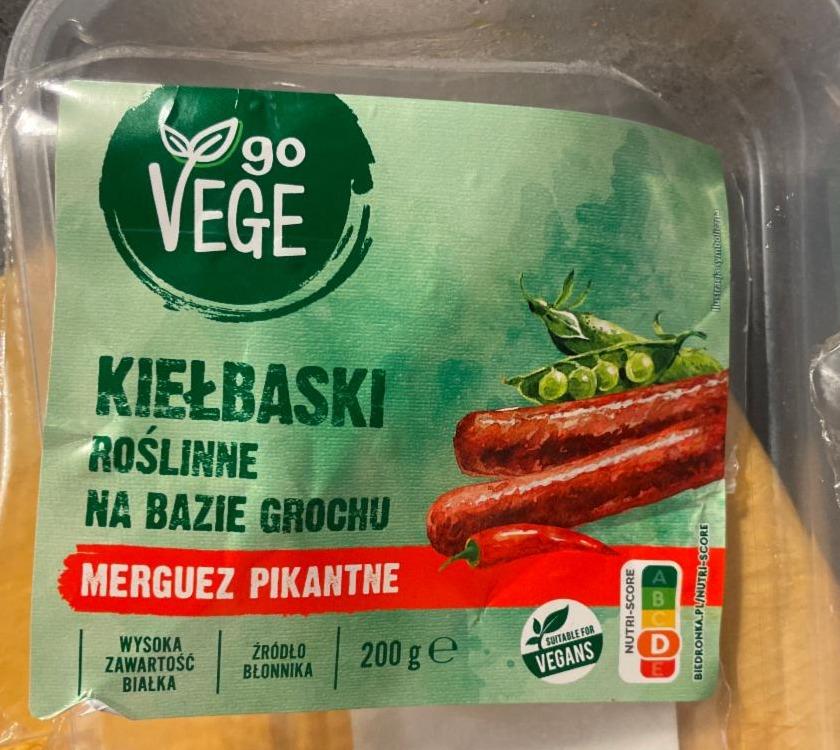 Zdjęcia - Kiełbaski roślinne na bazie grochu Merguez pikantne Go Vege