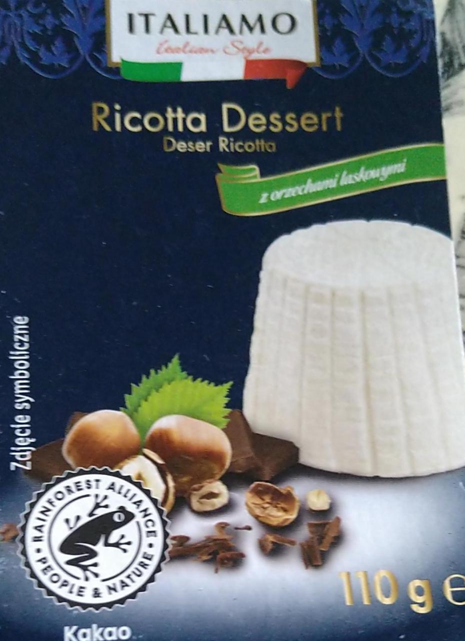 Zdjęcia - Deser Ricotta z orzechami Italiamo