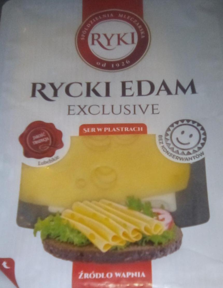 Zdjęcia - Ser rycki edam exclusive ser w plastrach Ryki