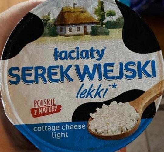 Zdjęcia - Serek wiejski lekki Łaciaty