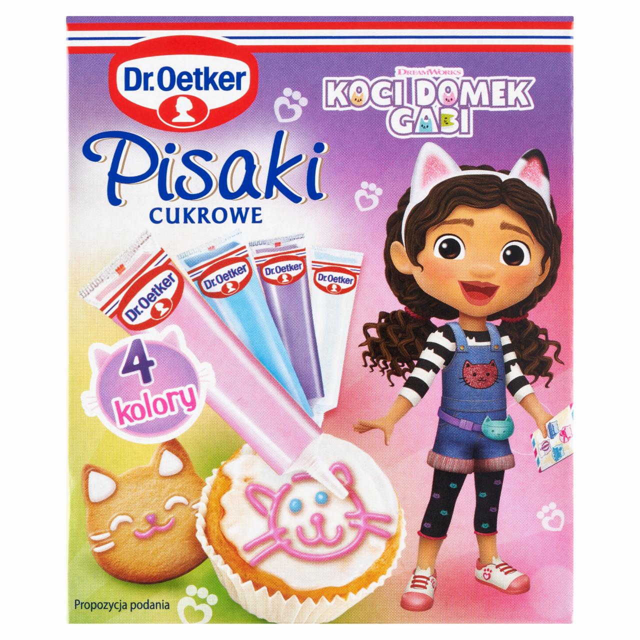 Zdjęcia - Dr. Oetker Pisaki cukrowe koci domek Gabi 76 g (4 x 19 g)