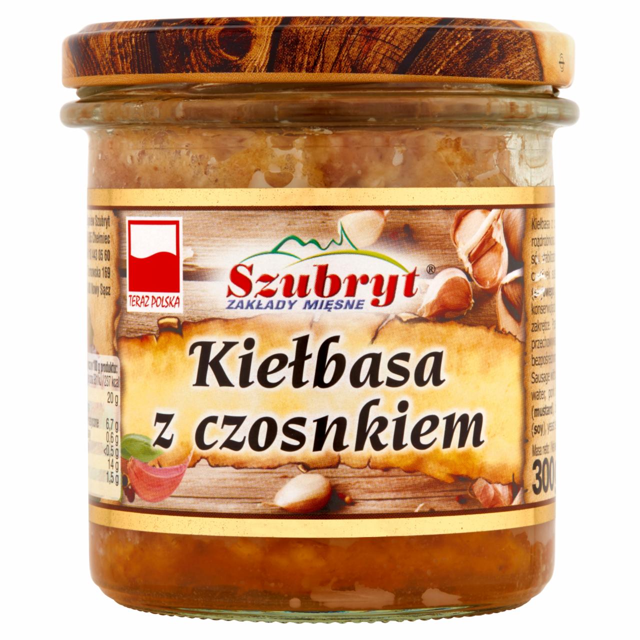 Zdjęcia - Szubryt Kiełbasa z czosnkiem 300 g