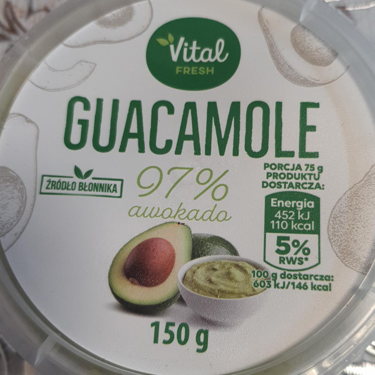 Zdjęcia - Guacamole 97% awokado Vital Fresh