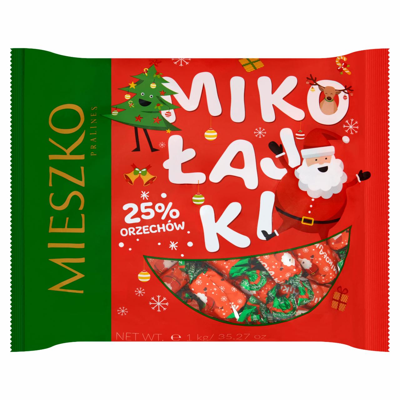 Zdjęcia - Mieszko Mikołajki Cukierki z orzeszkami arachidowymi w czekoladzie 1 kg