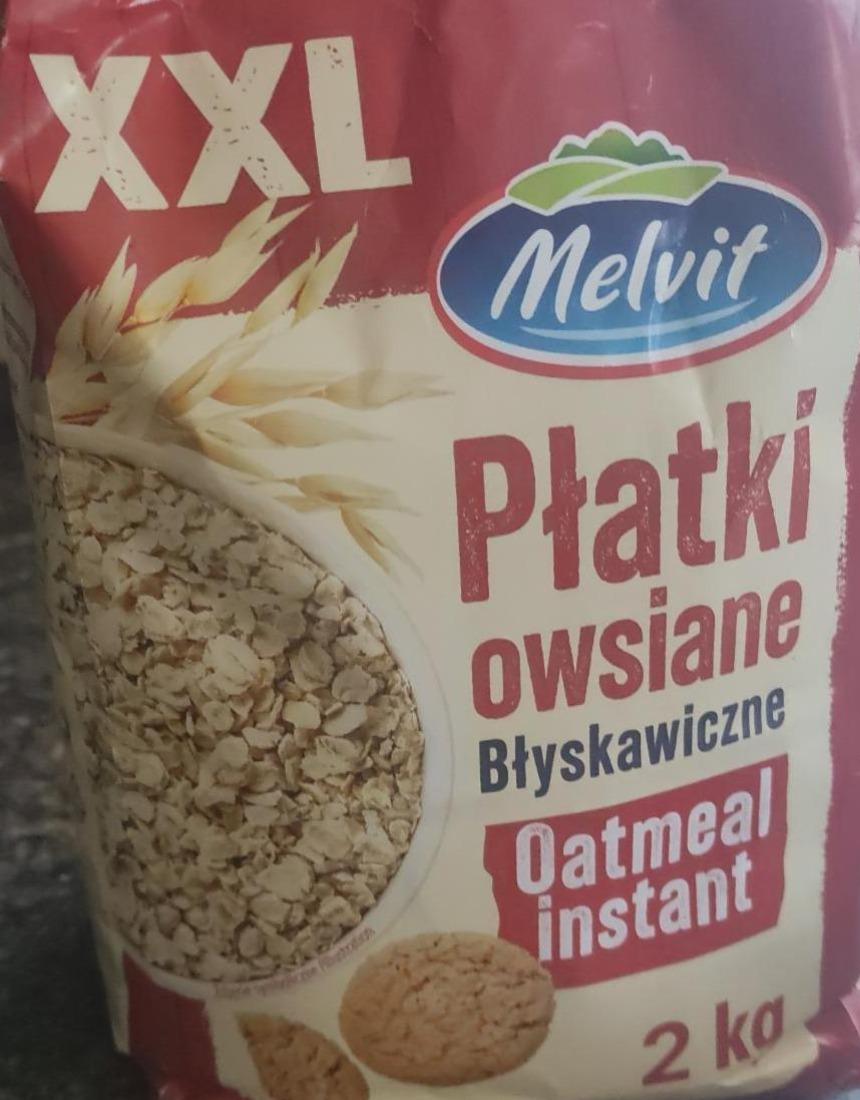 Zdjęcia - Płatki owsiane błyskawiczne Melvit