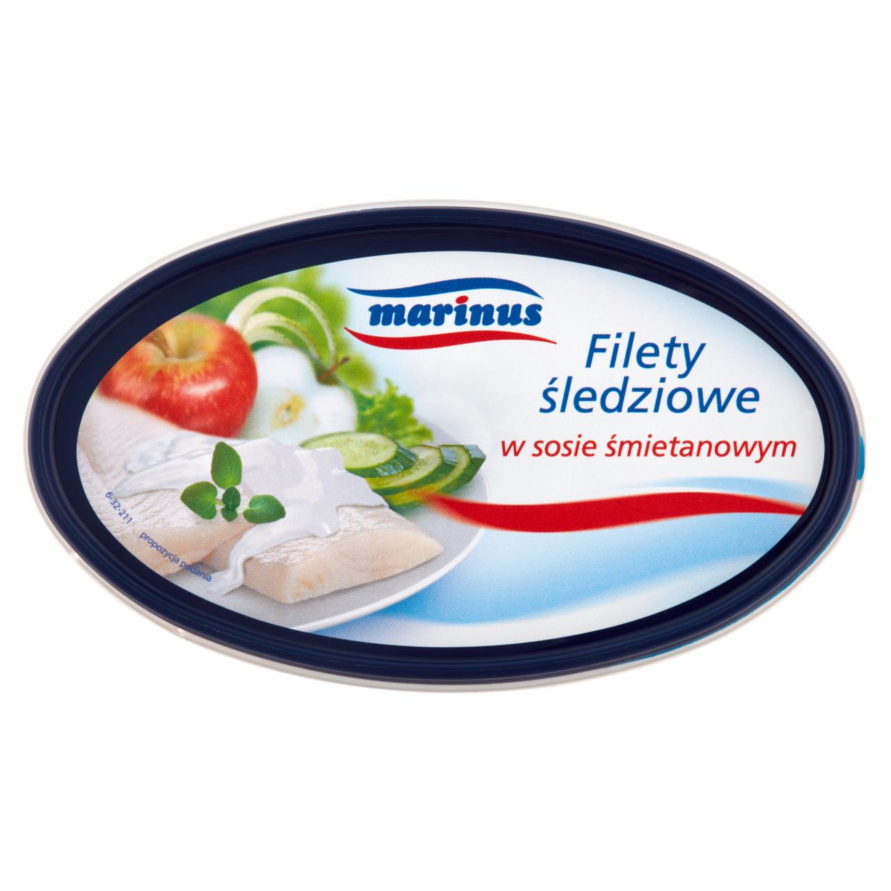 Zdjęcia - Marinus Filety śledziowe w sosie śmietanowym 150 g