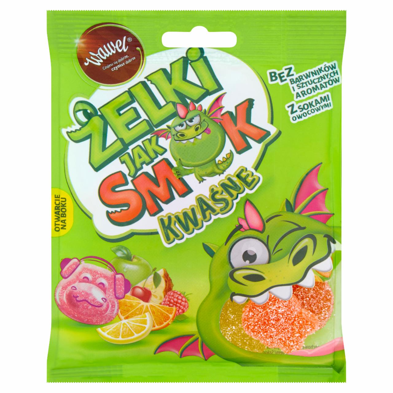 Zdjęcia - Wawel Żelki jak smok kwaśne 100 g