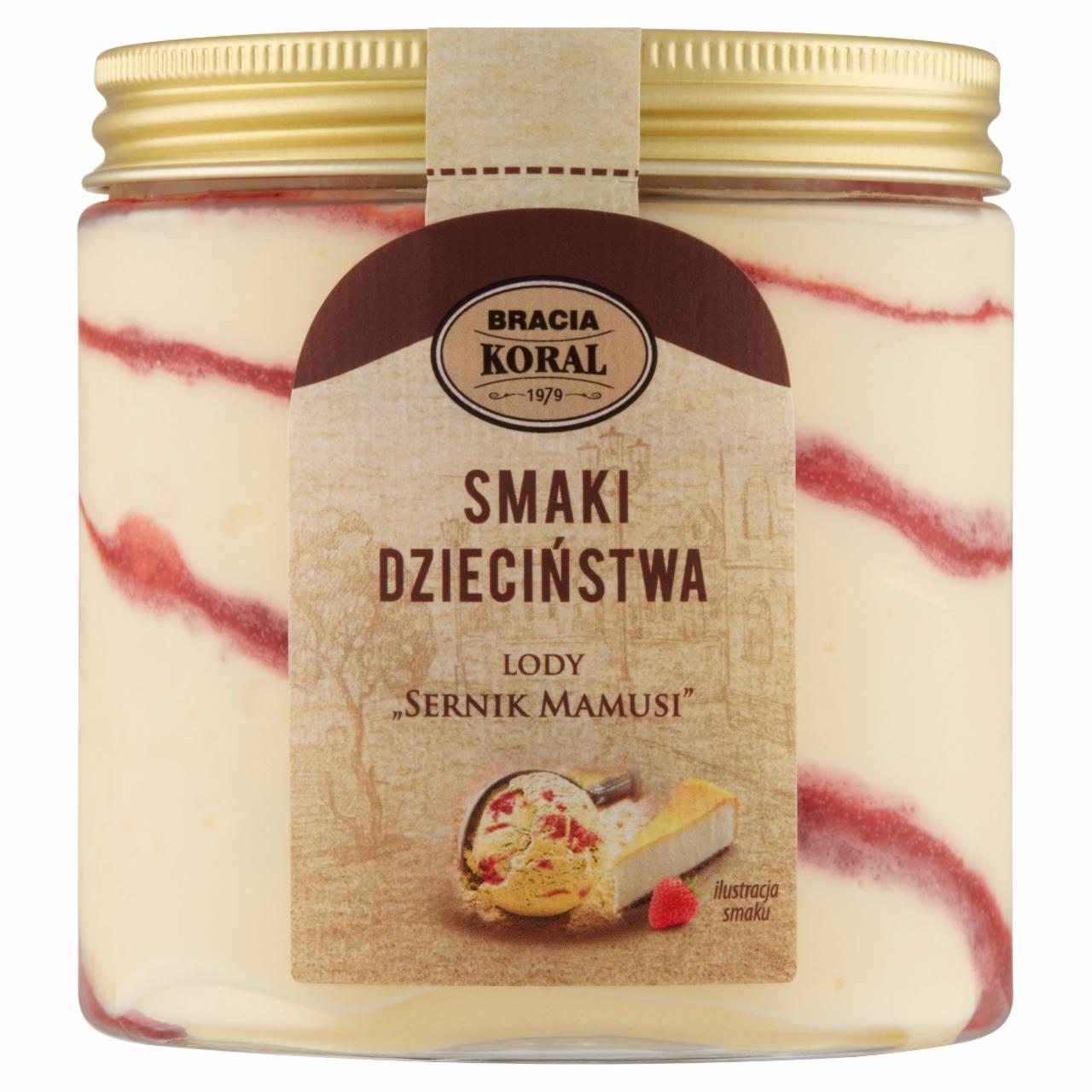 Zdjęcia - Bracia Koral Smaki dzieciństwa Lody sernik mamusi 450 ml