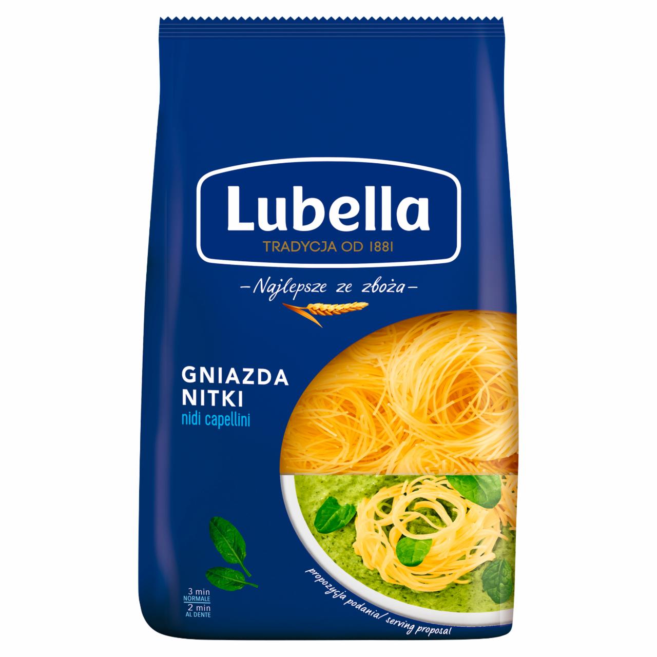 Zdjęcia - Lubella Makaron gniazda nitki 400 g