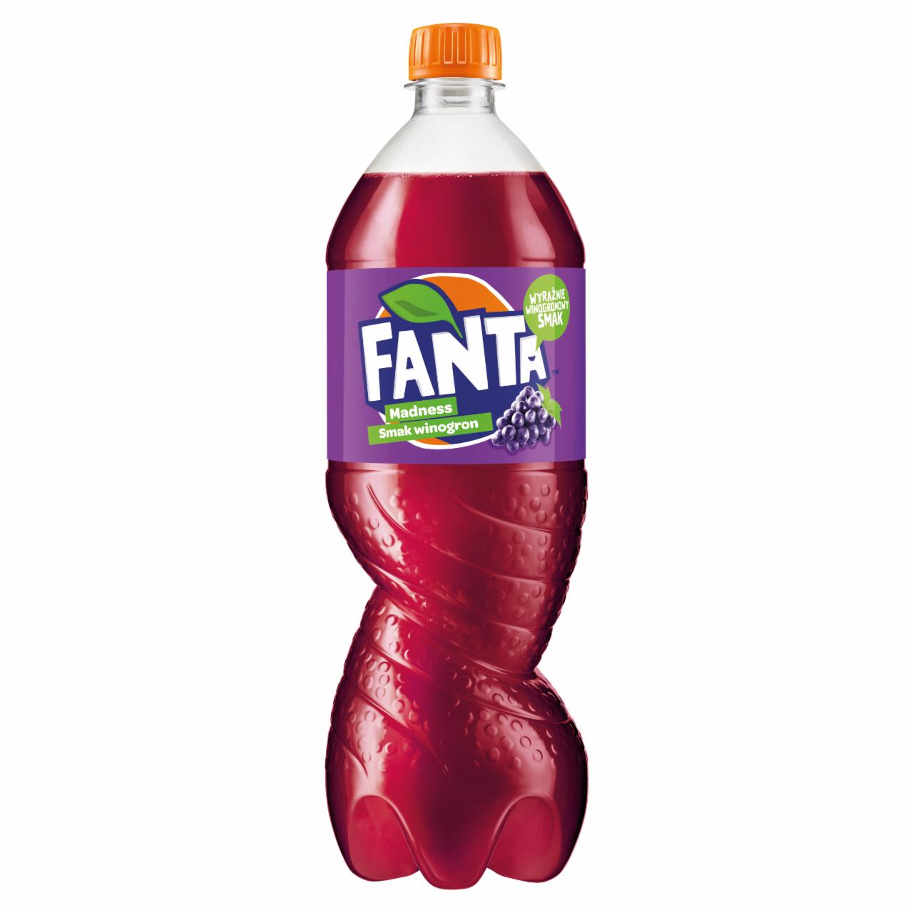 Zdjęcia - Fanta Madness Napój gazowany smak winogron 1 l