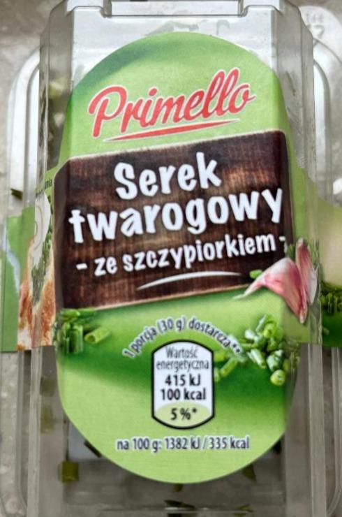 Zdjęcia - Serek twarogowy ze szczypiorkiem Primello