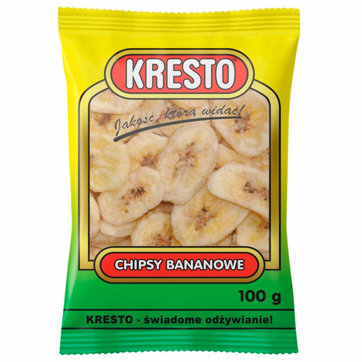 Zdjęcia - KRESTO Chipsy bananowe 100 g