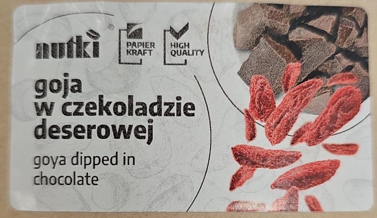 Zdjęcia - Goja w czekoladzie deserowej Nutki